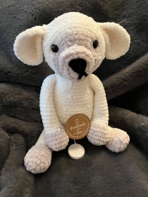 Baby Spieluhr Schaf gehäkelt handmade Geschenk Geburt neu  - Handarbeit kaufen