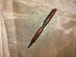 Eichenholz - Kugelschreiber, handgedrechselt, Unikat    - Handarbeit kaufen