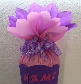 Schultüte Zuckertüte Rohling zum selbst verzieren Rohling 70 75 80 85 90 100 cm für Mädchen HANDARBEIT lila rosa - Handarbeit kaufen