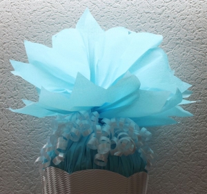 Schultüte Zuckertüte Rohling zum selbst verzieren Rohling 70 75 80 85 90 100 cm für Mädchen HANDARBEIT weiß türkis hellblau - Handarbeit kaufen