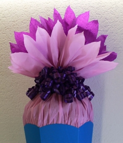 Schultüte Zuckertüte Rohling zum selbst verzieren Rohling 70 75 80 85 90 100 cm für Mädchen HANDARBEIT blau rosa violett - Handarbeit kaufen