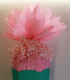 Schultüte Zuckertüte Rohling zum selbst verzieren Rohling 70 75 80 85 90 100 cm für Mädchen HANDARBEIT rosa mintgrün - Handarbeit kaufen