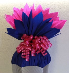 Schultüte Zuckertüte Rohling zum selbst verzieren Rohling 70 75 80 85 90 100 cm für Mädchen HANDARBEIT silber pink dunkelblau - Handarbeit kaufen