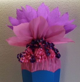 Schultüte Zuckertüte OHNE BUCHSTABEN!!! Rohling zum selbst verzieren Rohling 70 75 80 85 90 100 cm / 1m für Mädchen HANDARBEIT blau rosa lila - Handarbeit kaufen
