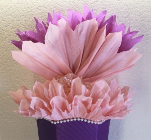 Schultüte Zuckertüte Rohling zum selbst verzieren Rohling 70 75 80 85 90 100 cm / 1m für Mädchen HANDARBEIT lila rosa - Handarbeit kaufen