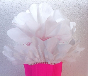 Schultüte Zuckertüte Rohling zum selbst verzieren Rohling 70 75 80 85 90 100 cm / 1m für Mädchen HANDARBEIT leuchtpink weiß - Handarbeit kaufen