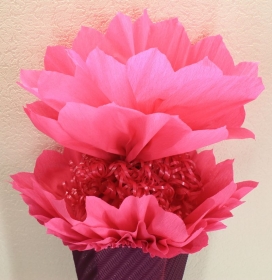 Schultüte Zuckertüte Rohling zum selbst verzieren Rohling 70 75 80 85 90 100 cm / 1m für Mädchen HANDARBEIT violett pink - Handarbeit kaufen