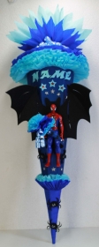 Schultüte Zuckertüte SPIDER-MAN für Jungen VERSANDBEREIT in blau hellblau schwarz - Handarbeit kaufen