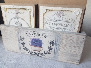 ❤❤ Dekokiste / Aufbewahrungskiste ❤❤ Lavendel 