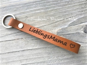 Schlüsselanhänger aus Leder,  Lieblingsmama,  anpassbar mit Koordinaten, Namen oder kleinen Text, beste mama, welt beste mama