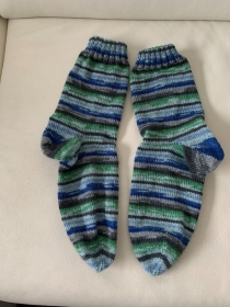 Gestrickte Socken für Männer/Jungen Größe 46