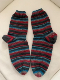 Gestrickte Socken für Männer/Jungen Größe 46 