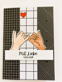 3D Valentinstag Liebeskarte Muttertag Grußkarte Handarbeit Stampin’Up - Handarbeit kaufen