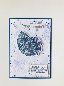Freundschaft Maritim Grußkarte Handarbeit Stampin’Up - Handarbeit kaufen