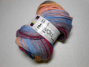 Sockenwolle Lang Yarns Jawoll Magic 6-fach superwash - schöne Farbkombination  