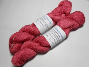 Lacegarn - Tuchgarn CoSi mit Seide, Merino- und Baumwolle - Red Wine - 800 m - schönes Maschenbild