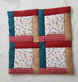 Patchwork Decke für Ihr Lieblings- Haustier / Handarbeit, Quilt, einfach zum Kuscheln