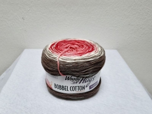 Woolly Hugs Bobbel Cotton Farbe 20 * ein toller Farbverlauf in Braun, Beige, Rot und Lachs
