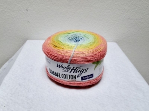 Woolly Hugs Bobbel Cotton Farbe 17 * ein sanfter Regenbogenfarbverlauf