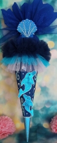 Schultüte Delfin Delphin Zuckertüte für Mädchen Muscheln - Handarbeit kaufen