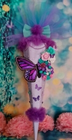 Schultüte Schmetterling  Zuckertüte  - Handarbeit kaufen