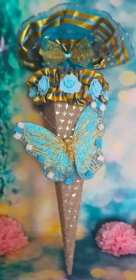 Schultüte Schmetterling  Zuckertüte   - Handarbeit kaufen