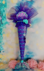   Schultüte Meerjungfrau Zuckertüte  für Mädchen  mermaid   - Handarbeit kaufen