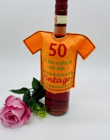 Flaschenkleid Flaschen T-Shirt Geniale Idee Zum 50 Geburtstag Geschekidee für Flaschen