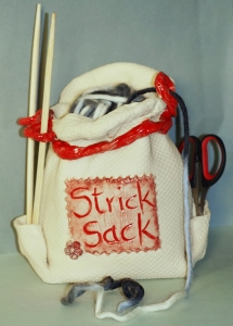 Wolle-Stricken - Stricksack aus Keramik - Stricken ohne Wirrwarr