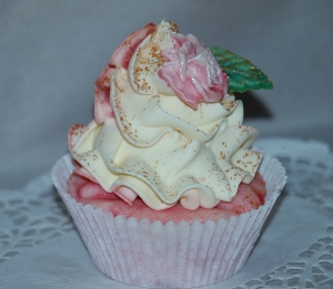 Cupcake Naturseife Arganöl-Honig *Rose*