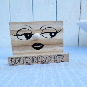 Brillenhalter Brillengarage Brillenständer aus Holz für Damen - Handarbeit kaufen