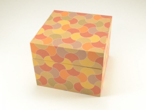 Quadratische Box Buchbindearbeit 15*15*12 cm  - Handarbeit kaufen