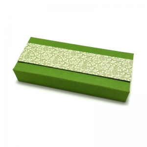 Stiftschachtel Stiftbox Griffelkasten grün Buchbindehandwerk