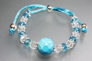 Armband *Türkis* mit Lampwork-Perle 2338.180718.164529_armbandverst.trkis