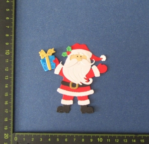  Stanzteile  Kartendeko  Kartenschmuck Scrapbooking Santa Claus 