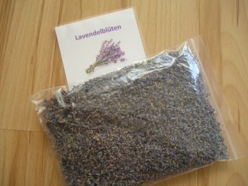 50g getrocknete Lavendelblüten aus eigenem Anbau