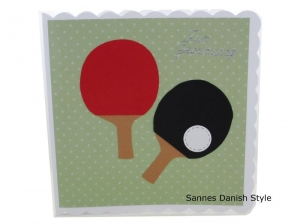  Tischtennis, 3D Geburtstagskarte Tischtennis, Tischtenniskarte, für Geldgeschenke, die Karte ist ca. 15 x 15 cm