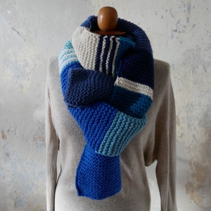 Warmer Winterschal XL EINZELSTÜCK NR.3 handgestrickt von zimtblüte Schal für den Winter - Handarbeit kaufen