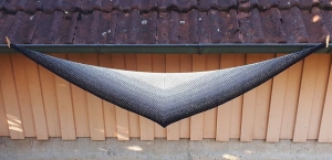 Häkeltuch, männergeeignet, 196 x 55 cm, weiche Baumwollmischung, von Schwarzwaldmaschen