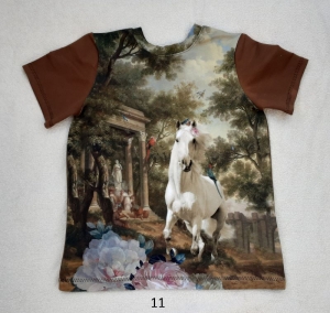 Mädchen T-Shirt für Pferdefans! Kinder T-Shirt - Handarbeit kaufen