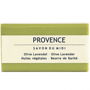 Handgearbeitete französische Naturseife, Duftnote Provence / Olive-Lavendel, 100 Gramm  - Handarbeit kaufen