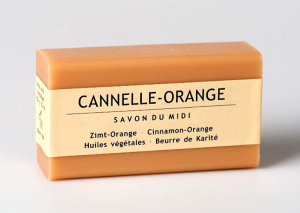 Handgearbeitete französische Naturseife, Duftnote Cannelle-Orange / Zimt-Orange, 100 Gramm - Handarbeit kaufen
