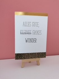♥ Grußkarte Kleines Großes Wunder ♥ Mädchen ♀ Karte I ((Plural))  (Kopie id: 100290527)
