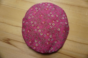 Kirschkernkissen / Körnerkissen Rosa geblümt (1-teilig) ca. 15cm  - Handarbeit kaufen