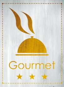 Schablone Gourmet, 44 x 60 cm