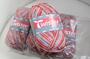  Sockenwolle Twister sox4color Fb. 817, musterbildend, 4-fach   