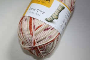 Sockenwolle 150gr. Knäuel Regia Snow color Fb. 08116, 8-fädig, musterbildend             - Handarbeit kaufen