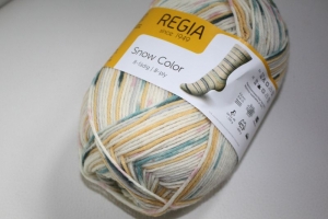 Sockenwolle 150gr. Knäuel Regia Snow color Fb. 08113, 8-fädig, musterbildend                - Handarbeit kaufen