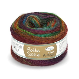 Sockenwolle Flotte Socke Ariana Fb. 1457, farbverlaufend, 4-fach  
