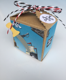 Geschenkbox Pirat 2 Kindergeburtstag Einschulung Gastgeschenk - Handarbeit kaufen